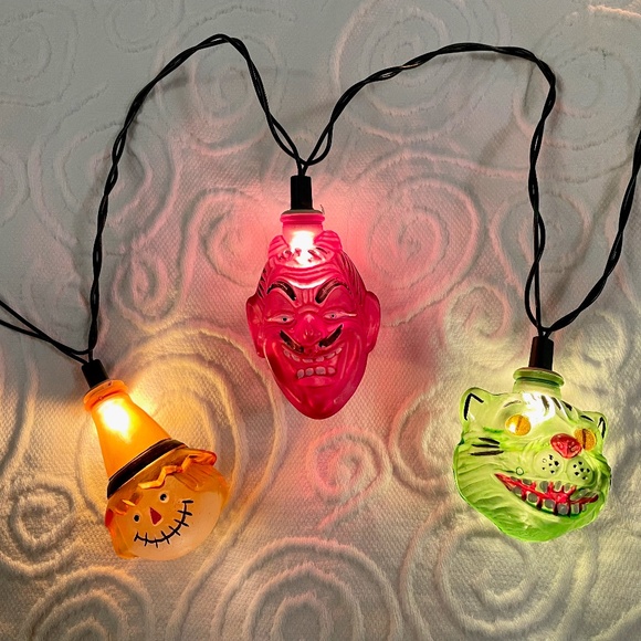 Vintage Glass Halloween String Lights - Picture 1 of 5